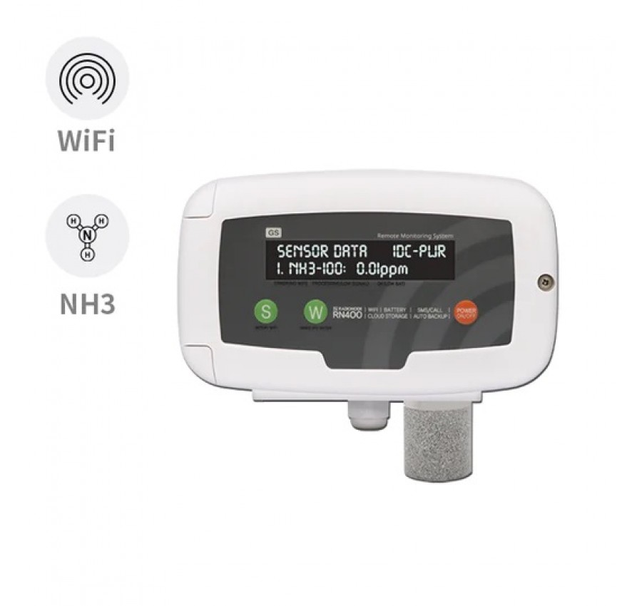 RN400-T2GS (for ammonia) Data Logger